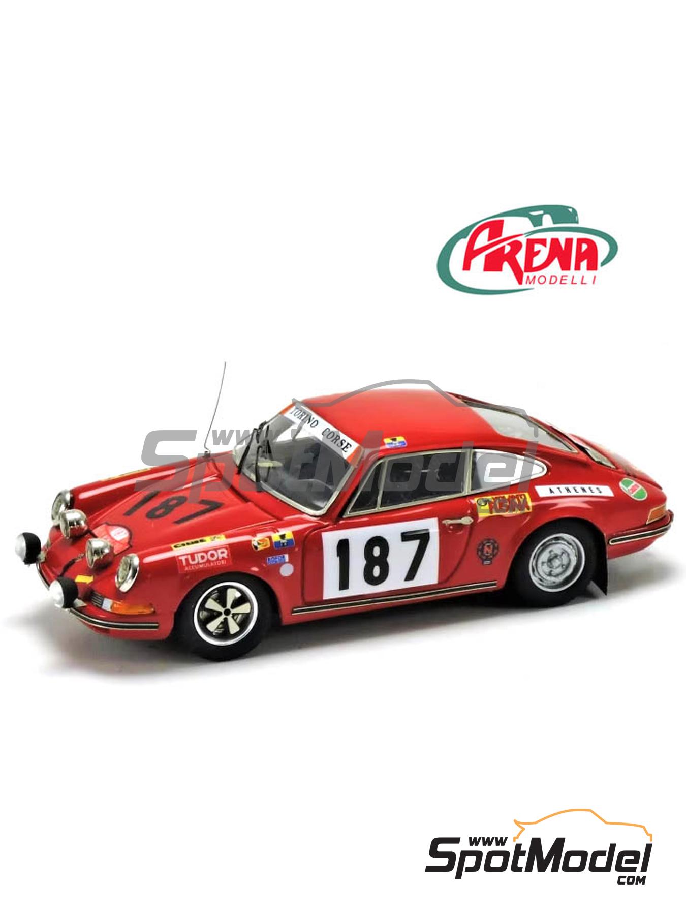 Arena Modelli ARE1200 Car scale model kit 1/43 scale Porsche 911 S sponsored by Tudor